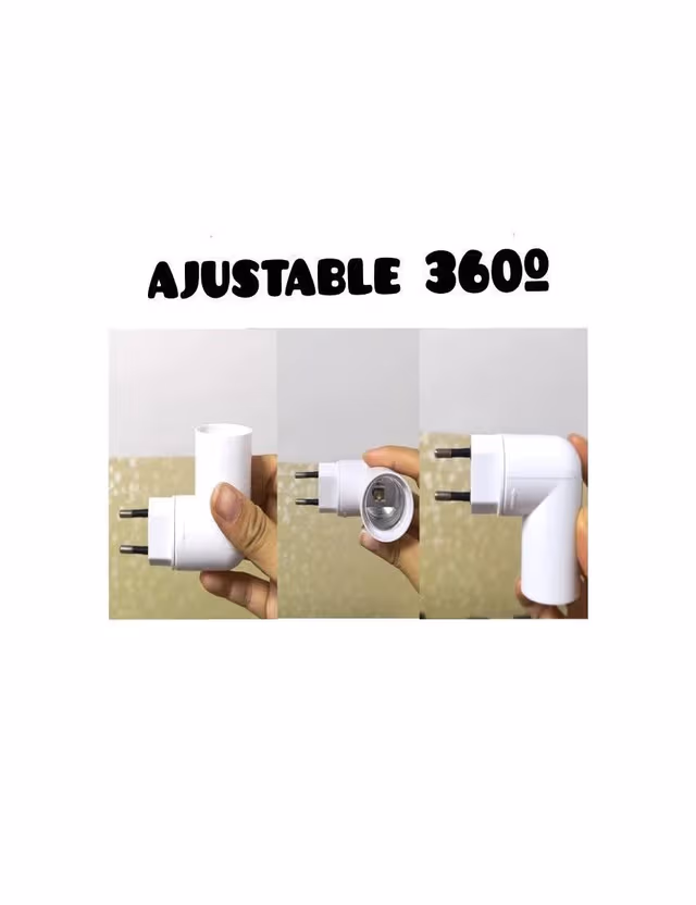 luckyled adaptador enchufe a e27 58 t pp e27 954d79cf 98d6 4edf b809 9745eb6a6294