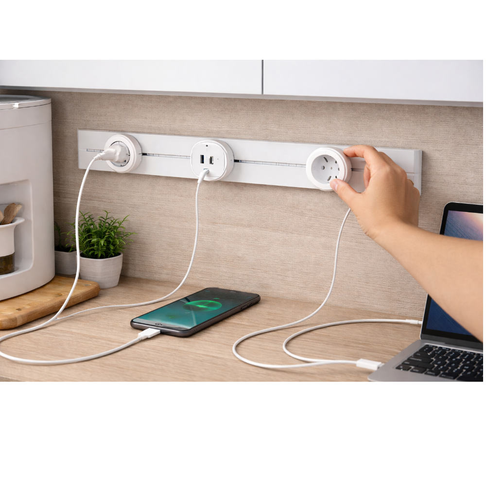 carril deslizante blanco banner web